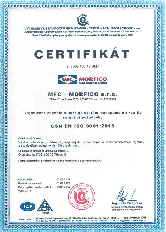 Image ISO certifikat